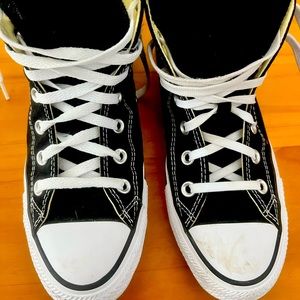 Gently loved high top Converse